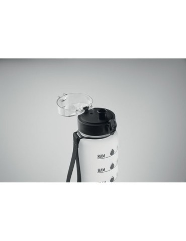 ISFORDEN MARK Bouteille de sport RPET 1L Couleurs : blanc transparent goodies entreprise design