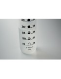 ISFORDEN MARK Bouteille de sport RPET 1L Couleurs : blanc transparent impression haute définition