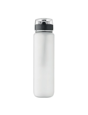 ISFORDEN MARK Bouteille de sport RPET 1L Couleurs : blanc transparent objet promo petit budget