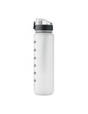 ISFORDEN MARK Bouteille de sport RPET 1L Couleurs : blanc transparent cadeau collaborateur premium