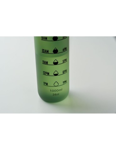 ISFORDEN MARK Bouteille de sport RPET 1L Couleurs : vert foncé goodies publicitaire événementiel