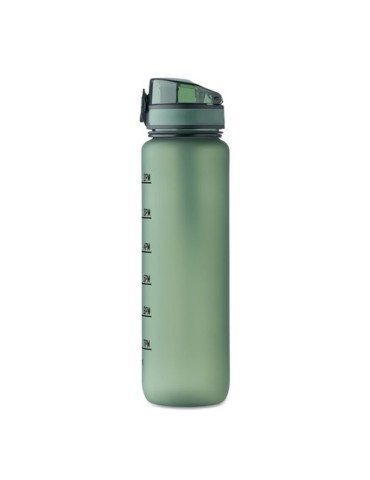 ISFORDEN MARK Bouteille de sport RPET 1L Couleurs : vert foncé accessoire événementiel unique