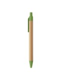 ITEA COLOUR Stylo à bille en bambou Couleurs : vert goodies publicitaire événementiel