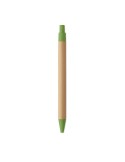 ITEA COLOUR Stylo à bille en bambou Couleurs : vert impression haute définition