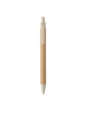 ITEA COLOUR Stylo à bille en bambou Couleurs : beige cadeau collaborateur premium
