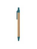 ITEA COLOUR Stylo à bille en bambou Couleurs : bleu objet promo petit budget