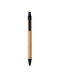 ITEA COLOUR Stylo à bille en bambou Couleurs : noir goodies entreprise design