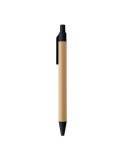 ITEA COLOUR Stylo à bille en bambou Couleurs : noir personnalisation sur mesure