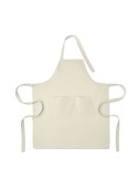 GAMMA Tablier en coton bio 240 gr/m² Matières : coton Couleurs : blanc cassé personnalisation sur mesure