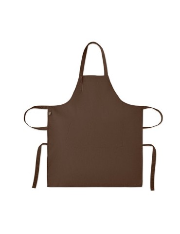 GAMMA Tablier en coton bio 240 gr/m² Matières : coton Couleurs : chocolat cadeau affaires élégant