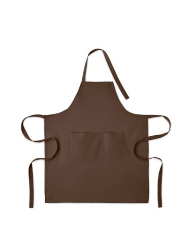 GAMMA Tablier en coton bio 240 gr/m² Matières : coton Couleurs : chocolat livraison express 24h 48h