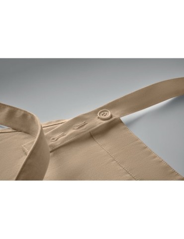 GAMMA Tablier en coton bio 240 gr/m² Matières : coton Couleurs : corde objet promotionnel éco-responsable