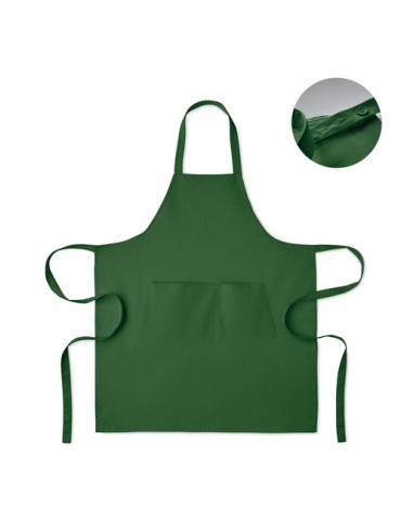GAMMA Tablier en coton bio 240 gr/m² Matières : coton Couleurs : vert foncé objet promotionnel éco-responsable