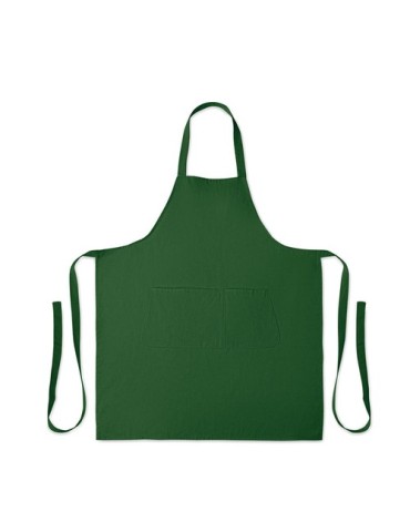 GAMMA Tablier en coton bio 240 gr/m² Matières : coton Couleurs : vert foncé marquage laser ultra précis