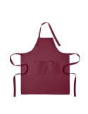 GAMMA Tablier en coton bio 240 gr/m² Matières : coton Couleurs : bordeaux personnalisation rapide en France