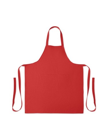 GAMMA Tablier en coton bio 240 gr/m² Matières : coton Couleurs : rouge livraison express 24h 48h