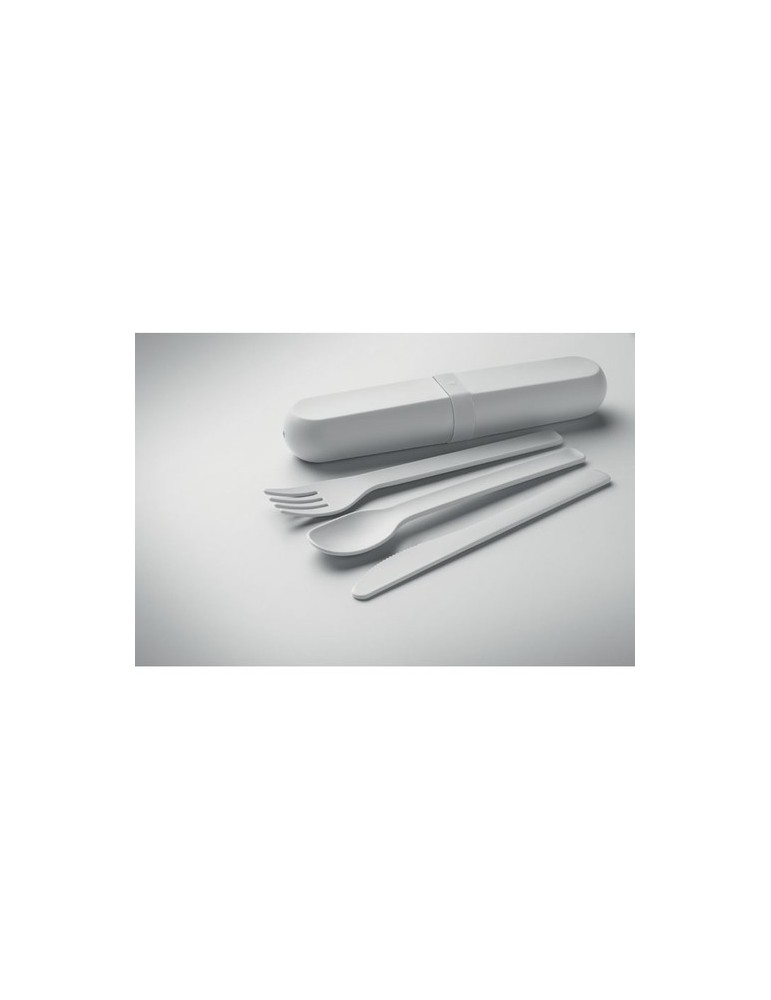 BITEFUL Set de couverts et étui en PLA