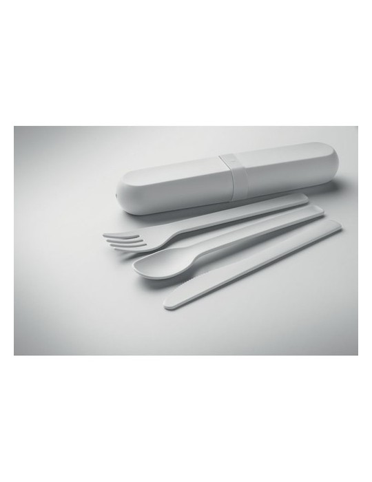 BITEFUL Set de couverts et étui en PLA