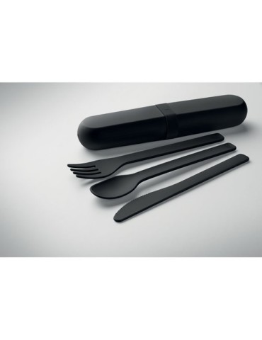 BITEFUL Set de couverts et étui en PLA Couleurs : noir livraison express 24h 48h