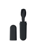 BITEFUL Set de couverts et étui en PLA Couleurs : noir goodies entreprise design