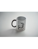 FESTIMUG Mug de Noël en céramique 300ml Couleurs : noir personnalisation sur mesure