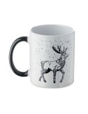 FESTIMUG Mug de Noël en céramique 300ml Couleurs : noir cadeau entreprise pas cher