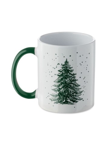 FESTIMUG Mug de Noël en céramique 300ml Couleurs : vert goodies personnalisé en stock