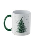 FESTIMUG Mug de Noël en céramique 300ml Couleurs : vert goodies personnalisé en stock