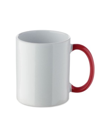 FESTIMUG Mug de Noël en céramique 300ml Couleurs : rouge marquage laser ultra précis