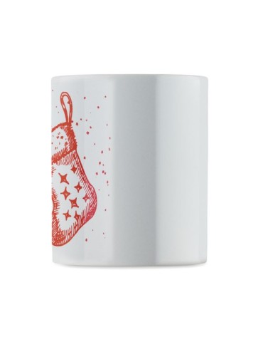 FESTIMUG Mug de Noël en céramique 300ml Couleurs : rouge goodies publicitaire événementiel