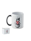 FESTIMUG Mug de Noël en céramique 300ml Couleurs : noir cadeau entreprise pas cher