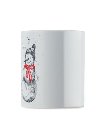 FESTIMUG Mug de Noël en céramique 300ml Couleurs : noir objet promotionnel éco-responsable