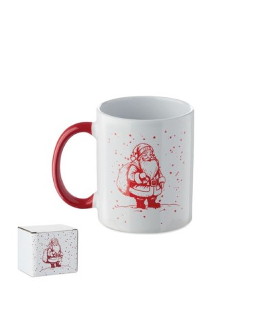 FESTIMUG Mug de Noël en céramique 300ml Couleurs : blanc goodies publicitaire événementiel