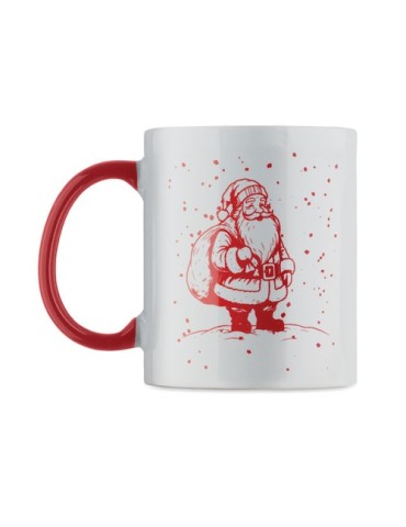 FESTIMUG Mug de Noël en céramique 300ml Couleurs : blanc accessoire événementiel unique