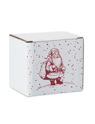 FESTIMUG Mug de Noël en céramique 300ml Couleurs : blanc personnalisable avec votre logo