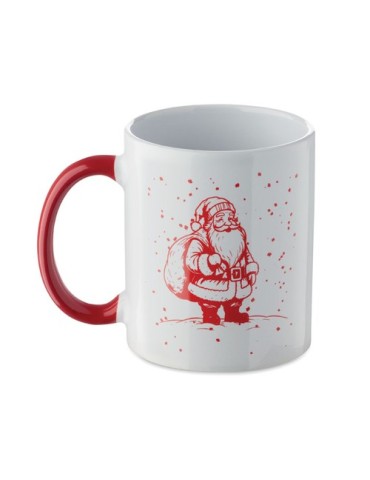 FESTIMUG Mug de Noël en céramique 300ml Couleurs : blanc impression haute définition