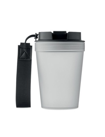 ISFORDEN TUMBLER Gobelet simple paroi 300 ml Couleurs : blanc transparent personnalisable avec votre logo