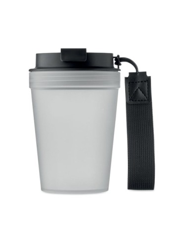 ISFORDEN TUMBLER Gobelet simple paroi 300 ml Couleurs : blanc transparent marquage laser ultra précis