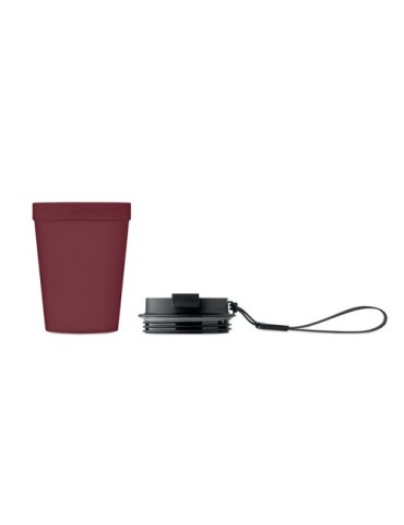 ISFORDEN TUMBLER Gobelet simple paroi 300 ml Couleurs : bordeaux objet publicitaire robuste