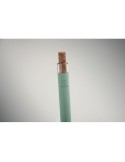 BERGAMO + Stylo en aluminium recyclé Couleurs : vert menthe goodies personnalisé en stock