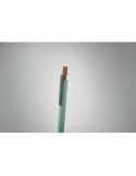 BERGAMO + Stylo en aluminium recyclé Couleurs : vert menthe accessoire événementiel unique