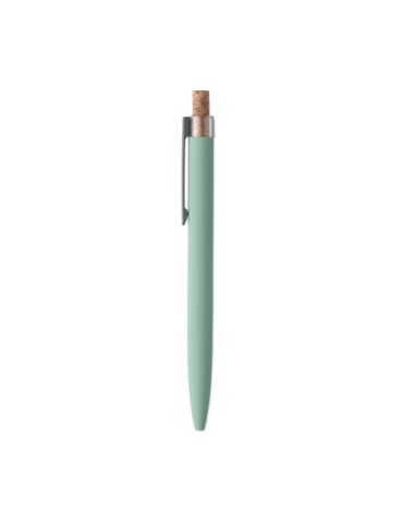 BERGAMO + Stylo en aluminium recyclé Couleurs : vert menthe objet promo petit budget