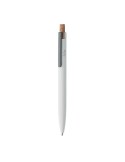 BERGAMO + Stylo en aluminium recyclé Couleurs : blanc personnalisation rapide en France