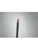 BERGAMO + Stylo en aluminium recyclé Couleurs : bleu livraison express 24h 48h