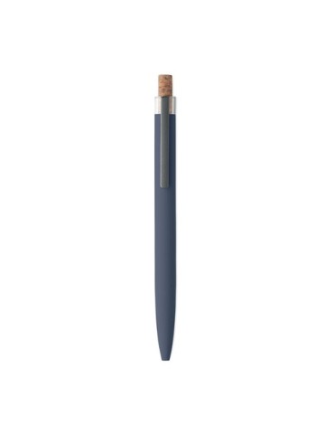 BERGAMO + Stylo en aluminium recyclé Couleurs : bleu cadeau client original