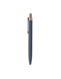 BERGAMO + Stylo en aluminium recyclé Couleurs : bleu personnalisable avec votre logo