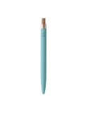BERGAMO + Stylo en aluminium recyclé Couleurs : bleu bébé cadeau collaborateur premium