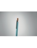 BERGAMO + Stylo en aluminium recyclé Couleurs : bleu bébé goodies personnalisé en stock