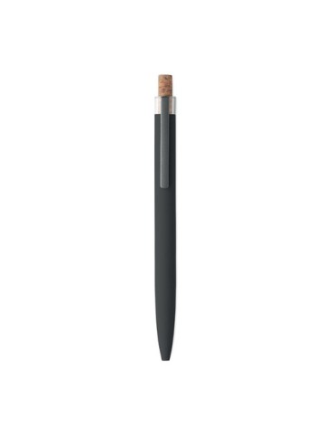 BERGAMO + Stylo en aluminium recyclé Couleurs : noir personnalisable avec votre logo