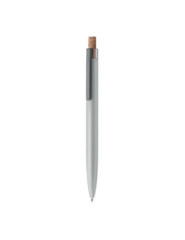 BERGAMO + Stylo en aluminium recyclé Couleurs : argenté mat marquage laser ultra précis